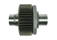 Free wheel drive, starter