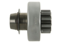 Free wheel drive, starter