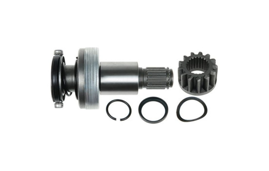 Free wheel drive, starter