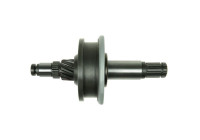 Free wheel drive, starter