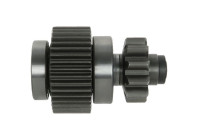 Free wheel drive, starter