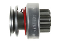 Free wheel drive, starter