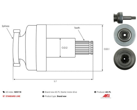 Free wheel drive, starter, Image 5