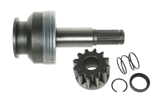 Free wheel drive, starter