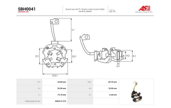 Holder, carbon brush, Image 2