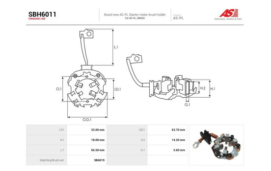 Holder, carbon brush, Image 2