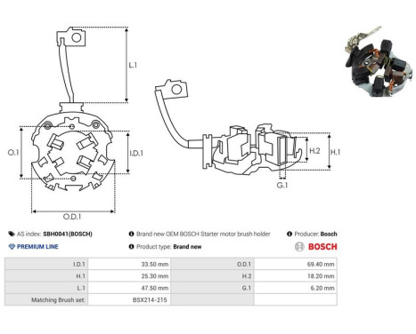 Holder, carbon brush, Image 2