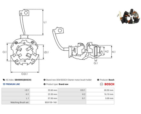 Holder, carbon brush, Image 2