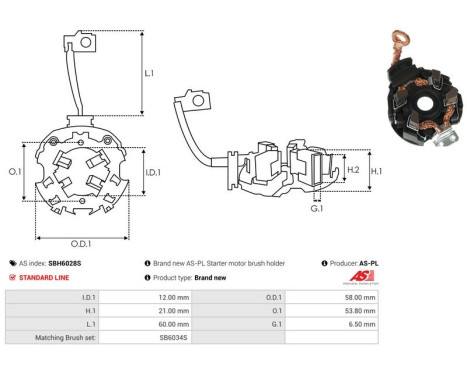 Holder, carbon brush, Image 2
