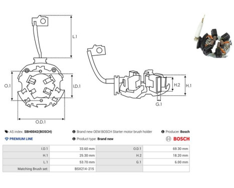 Holder, carbon brush, Image 2