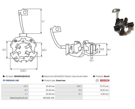 Holder, carbon brush, Image 2