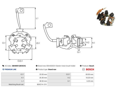 Holder, carbon brush, Image 2