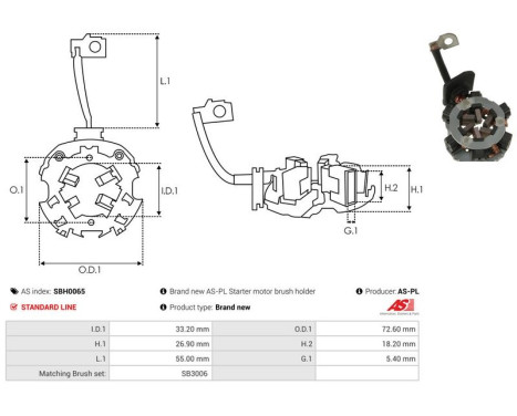 Holder, carbon brush, Image 2