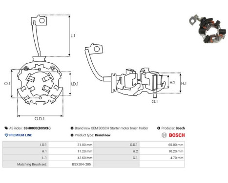 Holder, carbon brush, Image 2