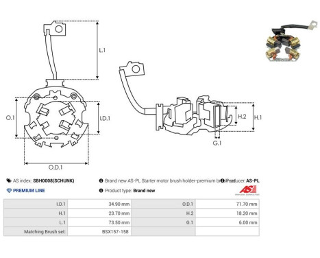 Holder, carbon brush, Image 2