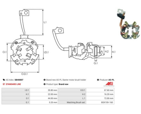 Holder, carbon brush, Image 2
