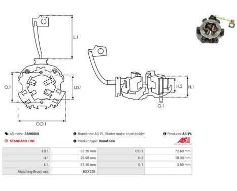 Holder, carbon brush, Image 2