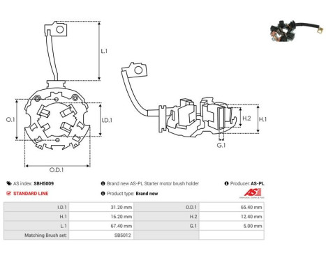 Holder, carbon brush, Image 2