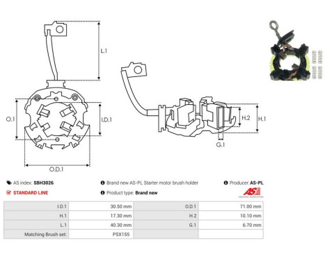 Holder, carbon brush, Image 2