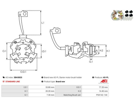 Holder, carbon brush, Image 2