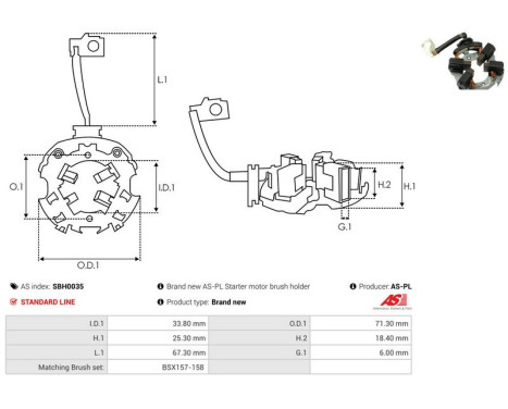 Holder, carbon brush, Image 2