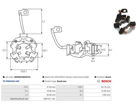 Holder, carbon brush, Image 2