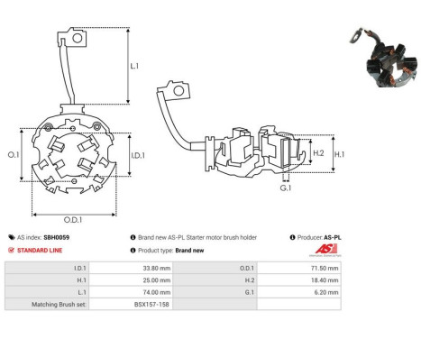 Holder, carbon brush, Image 2