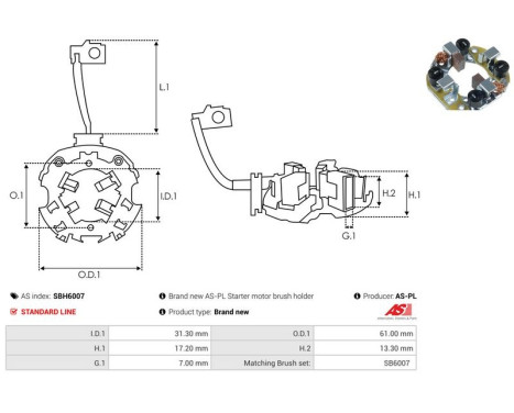 Holder, carbon brush, Image 2