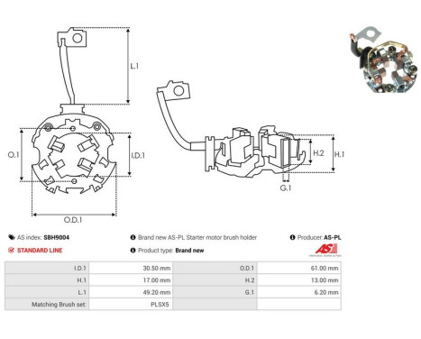 Holder, carbon brush, Image 2