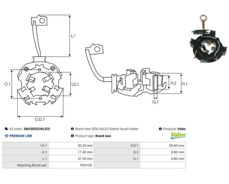 Holder, carbon brush, Image 2