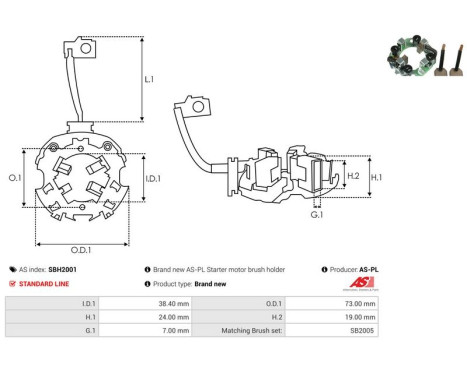Holder, carbon brush, Image 2