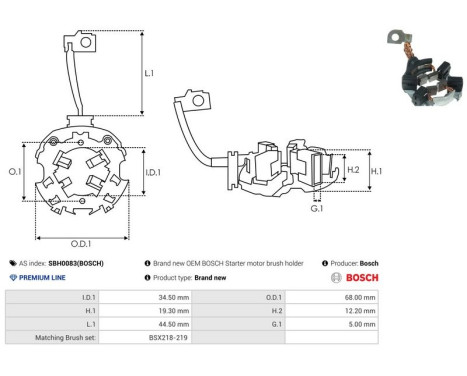 Holder, carbon brush, Image 2
