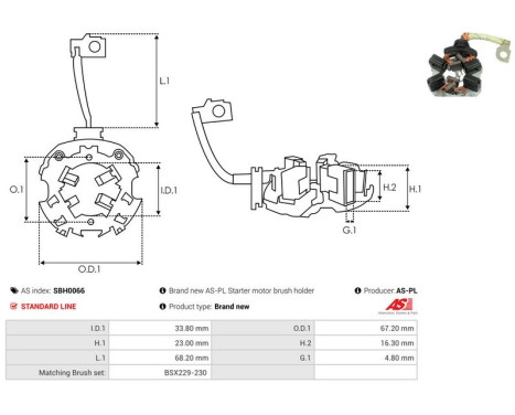 Holder, carbon brush, Image 2