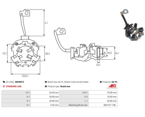 Holder, carbon brush, Image 2