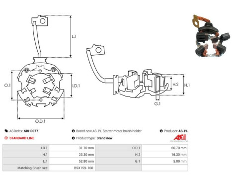 Holder, carbon brush, Image 2