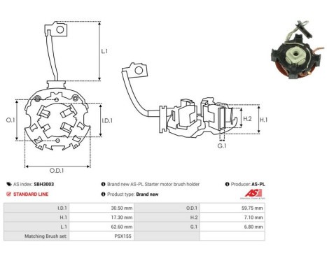 Holder, carbon brush, Image 2