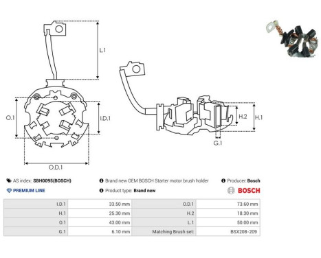 Holder, carbon brush, Image 2