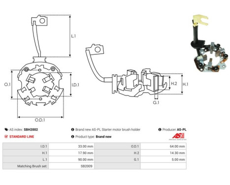 Holder, carbon brush, Image 2