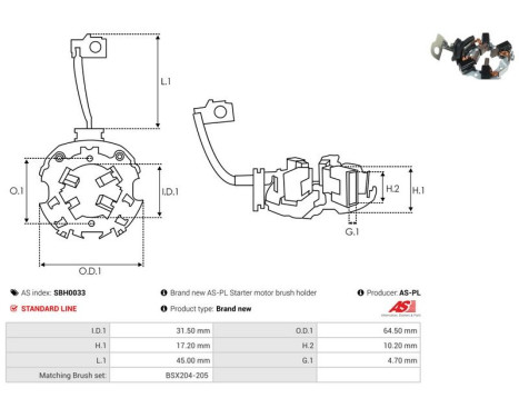 Holder, carbon brush, Image 2