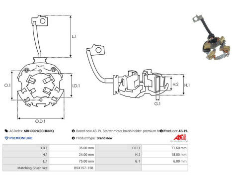 Holder, carbon brush, Image 2