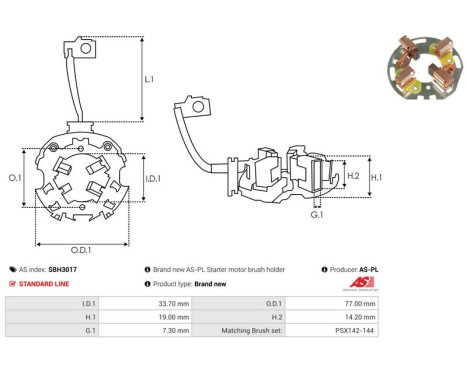 Holder, carbon brush, Image 2