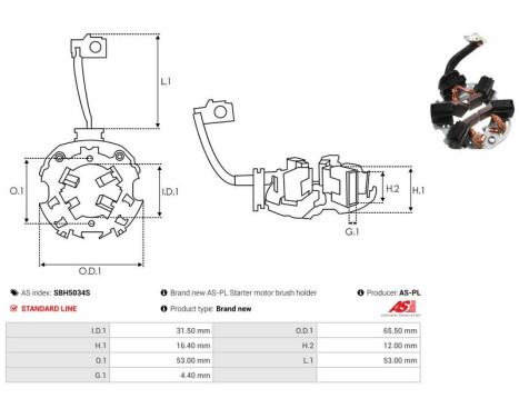 Holder, carbon brush, Image 2