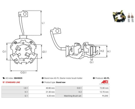 Holder, carbon brush, Image 2