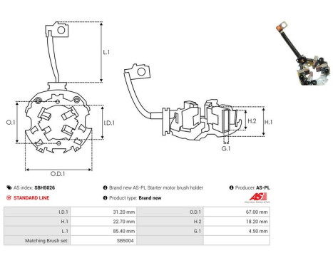 Holder, carbon brush, Image 2