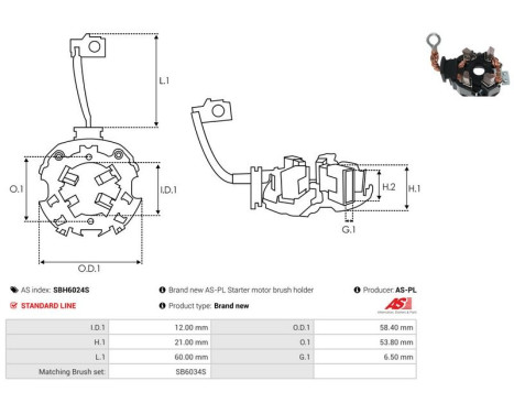 Holder, carbon brush, Image 2