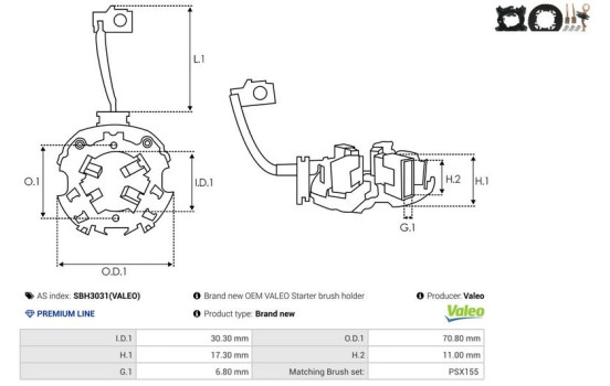 Holder, carbon brush, Image 2