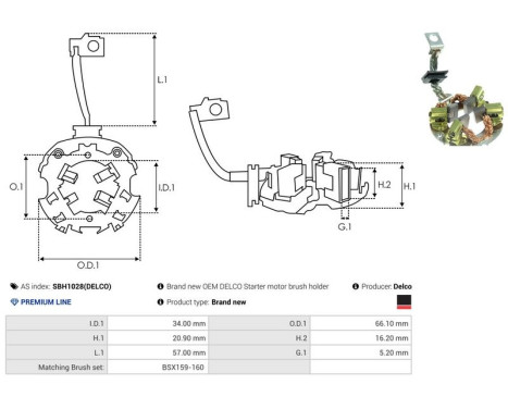 Holder, carbon brush, Image 2