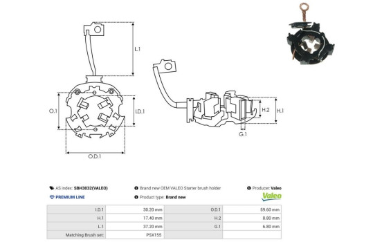 Holder, carbon brush, Image 2