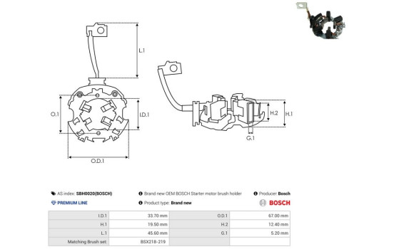 Holder, carbon brush, Image 2