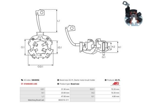 Holder, carbon brush, Image 2